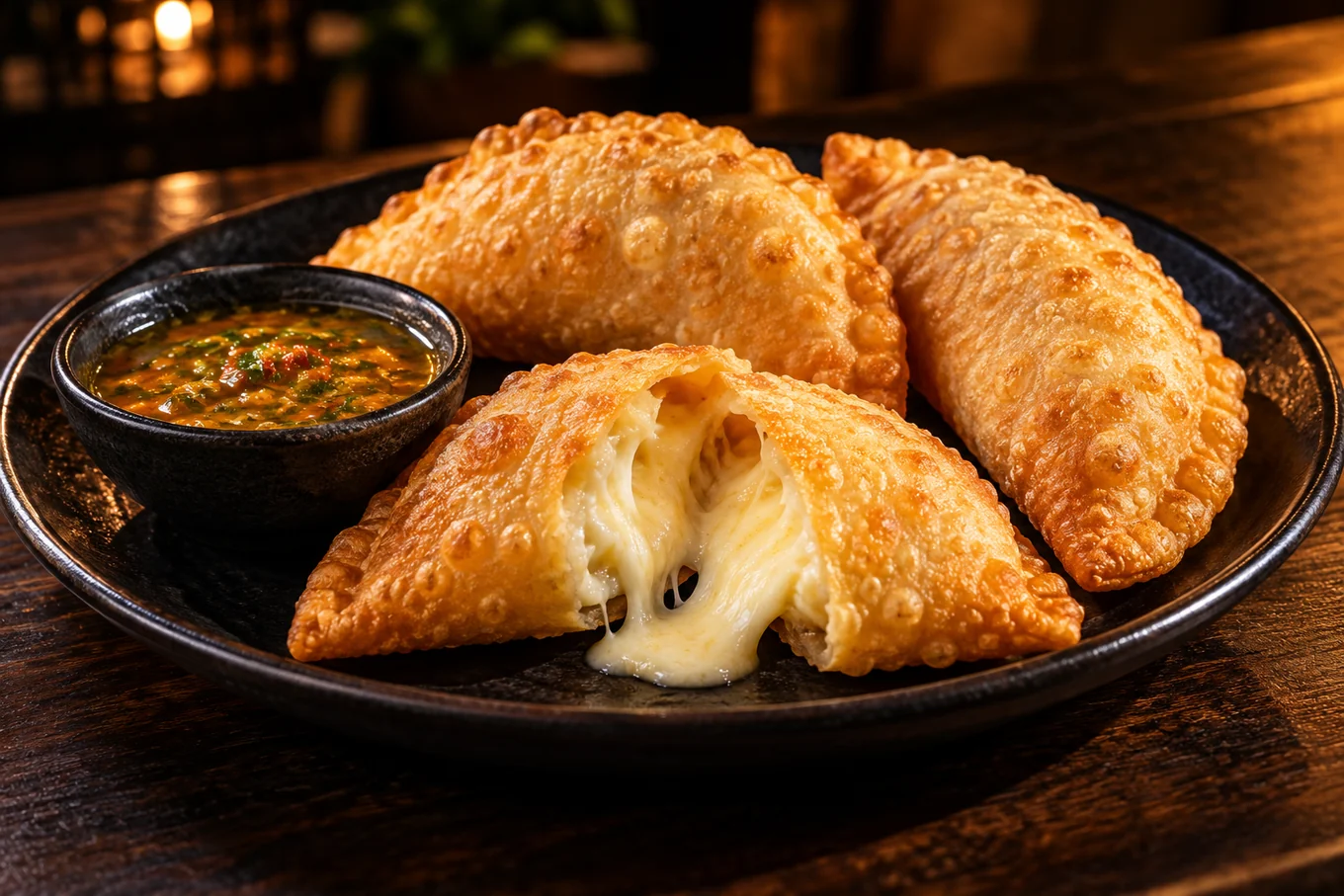 Empanadas de viento de queso, fotografía ilustrativa